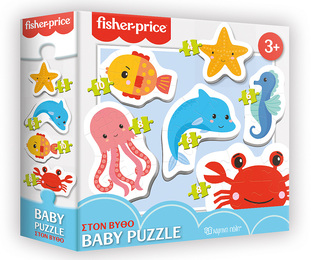 FISHER PRICE ΠΑΖΛ 5 ΣΕ 1 (4/6/8/10 ΤΕΜΑΧΙΩΝ) ΣΤΟΝ ΒΥΘΟ (ΣΕΙΡΑ BABY PUZZLE)