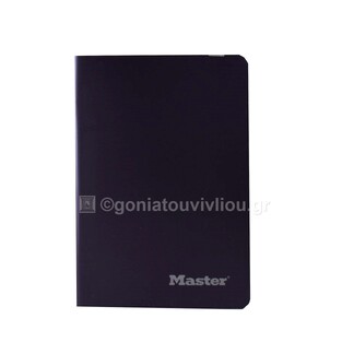 UNIPAP ΤΕΤΡΑΔΙΟ ΚΑΡΦΙΤΣΑ 17x25cm 40φ MASTER ΠΛΑΣΤΙΚΟ ΕΞΩΦΥΛΛΟ ΚΑΙ ΟΠΙΣΘΟΦΥΛΛΟ ΜΠΛΕ ΣΚΟΥΡΟ 37035