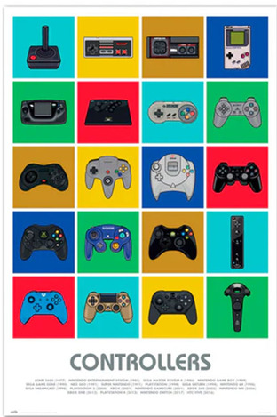 ΔΙΑΚΟΣΜΗΤΙΚΗ ΑΦΙΣΑ CONTROLLERS 61x91,5cm GPE5406 (159)