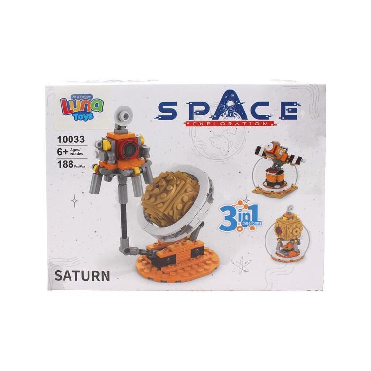 LUNA TOYS ΤΟΥΒΛΑΚΙΑ ΔΙΑΣΤΗΜΑ 3 ΣΕ 1 TRANSFORM SATURN 623317