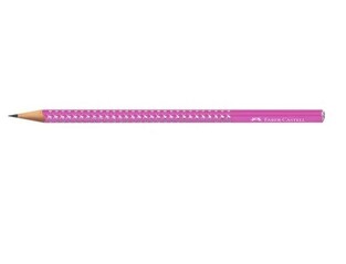FABER CASTELL ΜΟΛΥΒΙ GRIP HB SPARKLE AURORA ΦΟΥΞΙΑ 118256