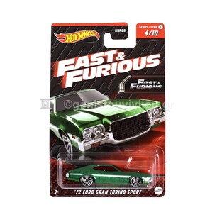 MATTEL ΑΥΤΟΚΙΝΗΤΑΚΙ HOT WHEELS 72 FORD GRAN TORINO SPORT HNR88