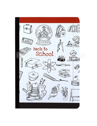 ADBOOK ΤΕΤΡΑΔΙΟ ΔΕΜΕΝΟ ΡΑΦΤΟ 17x25cm 4 ΘEMATVN VIVID BACK TO SCHOOL 128φ ΣΜ1043