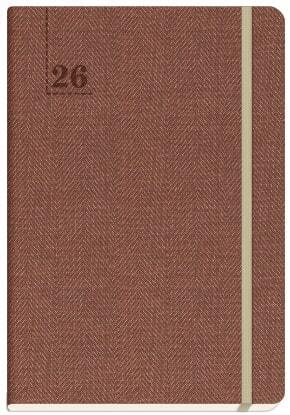 2026 ΗΜΕΡΟΛΟΓΙΟ ΗΜΕΡΗΣΙΟ ΥΠΟΚΙΤΡΙΝΟ 14x20cm TAILOR MADE ΜΠΟΡΝΤΩ ΜΕ ΛΑΣΤΙΧΟ ΗΒ 80026 (THE WRITING FIELDS) (2003573)