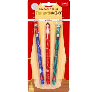 LEGAMI ΣΕΤ ΜΕ 3 ΣΤΥΛΟ ΠΟΥ ΣΒΗΝΟΥΝ GEL 0.7mm THE NUTCRACKER CHRISTMAS EDITION EPSET0014