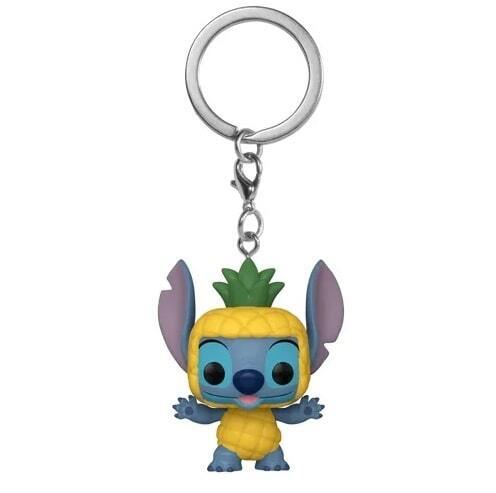 FUNKO POCKET POP DISNEY LILO AND STITCH STITCH AS PINEAPPLE VINYL FIGURE KEYCHAIN