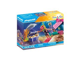 PLAYMOBIL AQUA PARK GIFT SET ΔΥΤΡΙΑ ΜΕ ΣΕΝΤΟΥΚΙ ΘΗΣΑΥΡΟΥ 70678