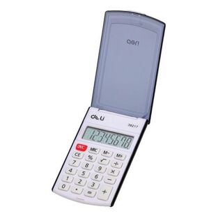 DELI ΑΡΙΘΜΟΜΗΧΑΝΗ EASY PROTECT 8 ΨΗΦΙΩΝ ΜΕ ΚΑΠΑΚΙ ΜΠΛΕ E39217L