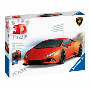 RAVENSBURGER 3D ΠΑΖΛ 108τεμ LAMBORGHINI HURACAN 11571