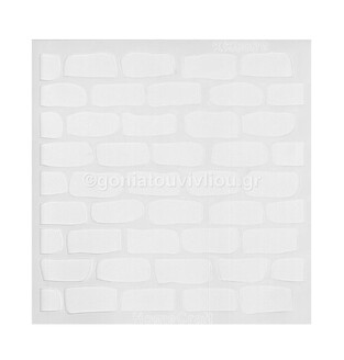 HOMECRAFT ΣΤΕΝΣΙΛ ΜΕ ΦΟΝΤΟ ΤΟΥΒΛΑ ΤΟΙΧΟΣ 20Χ20 48ΚΚ0029Χ20