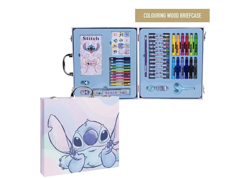 CERDA ΣΕΤ ΖΩΓΡΑΦΙΚΗΣ ΣΕ ΒΑΛΙΤΣΑΚΙ LILO AND STITCH 42τεμ 2700001236
