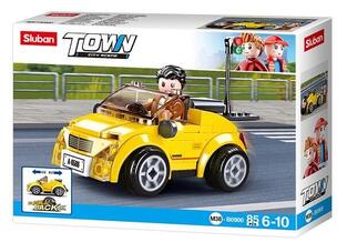 SLUBAN ΠΑΙΔΙΚΟ ΠΑΙΧΝΙΔΙ ΜΕ ΤΟΥΒΛΑΚΙΑ YELLOW CABRIOLET B0900 85pcs