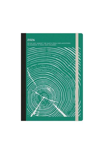 2026 ΗΜΕΡΟΛΟΓΙΟ ΗΜΕΡΗΣΙΟ 12x17cm PLANET c ΠΡΑΣΙΝΟ ΜΕ ΛΑΣΤΙΧΟ 62912 (ΛΙΝΑΡΔΑΤΟΣ)