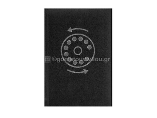 ΕΥΡΕΤΗΡΙΟ ΤΗΛΕΦΩΝΩΝ 11x17cm ALL TIMES ΔΕΡΜΑΤΙΝΗ 128φ ΜΑΥΡΟ 2007004 (THE WRITING FIELDS)