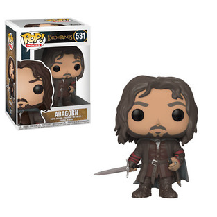 FUNKO POP MOVIES THE LORD OF THE RINGS ARAGORN 531 VINYL FIGURE