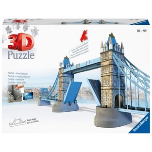 RAVENSBURGER 3D MAXI (ΤΡΙΣΔΙΑΣΤΑΤΟ) ΠΑΖΛ 216 ΤΕΜΑΧΙΩΝ TOWER BRIDGE LONDON Η ΓΕΦΥΡΑ ΤΟΥ ΛΟΝΔΙΝΟΥ 125593