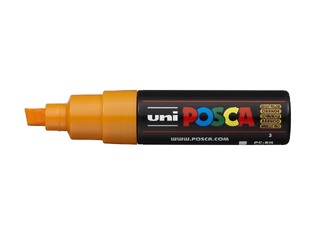POSCA ΜΑΡΚΑΔΟΡΟΣ ΧΟΝΔΡΟΣ PC8K ΑΝΟΙΧΤΟ ΚΙΤΡΙΝΟ ΠΟΡΤΟΚΑΛΙ BRIGHT YELLOW ORANGE