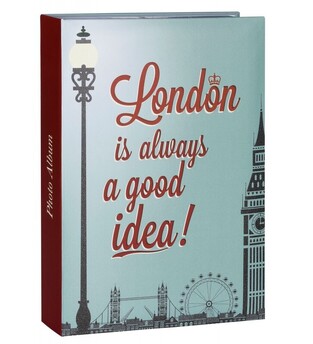 ΑΛΜΠΟΥΜ ΦΩΤΟΓΡΑΦΙΩΝ 22x32,5cm ΜΕ 300 ΘΗΚΕΣ 10x15cm B46300 LONDON IS ALWAYS A GOOD IDEA