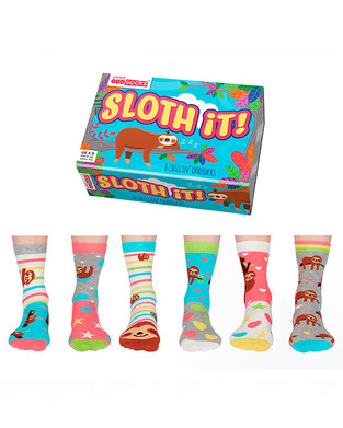 UNITED ODD SOCKS ΓΥΝΑΙΚΕΙΕΣ ΚΑΛΤΣΕΣ No 37-42 SLOW SLOTH IT (3 PAIRS) 9403001