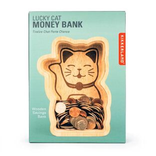 KIKKERLAND ΚΟΥΜΠΑΡΑΣ ΞΥΛΙΝΟΣ LUCKY CAT PB25