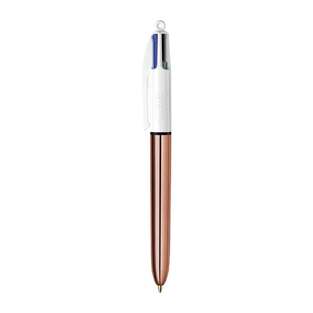 BIC ΣΤΥΛΟ ΜΕ ΤΕΣΣΕΡΑ (4) ΧΡΩΜΑΤΑ 4 COLOURS SHINE ROZE GOLG MEDIUM 1.0mm