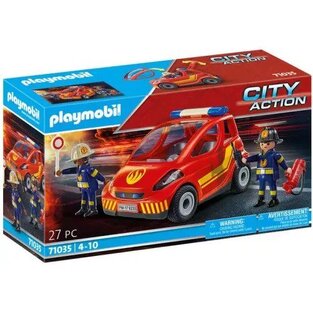 PLAYMOBIL CITY ACTION ΜΙΚΡΟ ΟΧΗΜΑ ΠΥΡΟΣΒΕΣΤΙΚΗΣ ΜΕ ΠΥΡΟΣΒΕΣΤΕΣ 71035