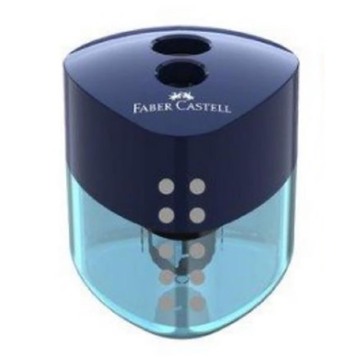 FABER CASTELL ΞΥΣΤΡΑ ΔΙΠΛΗ GRIP AUTO ΔΙΧΡΩΜΗ ΜΠΛΕ 183103