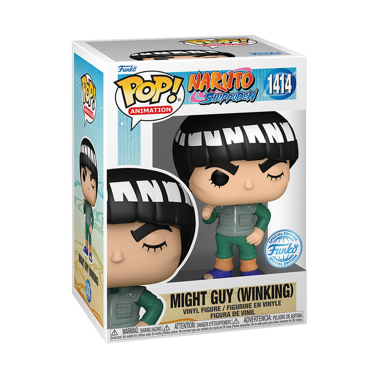 FUNKO POP ANIMATION NARUTO SHIPPUDEN MIGHT GUY WINKING 1414 VINYL FIGURE