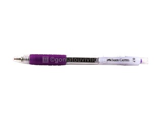 FABER CASTELL ΣΤΥΛΟ FAST GEL 0.7mm ΜΩΒ 640906