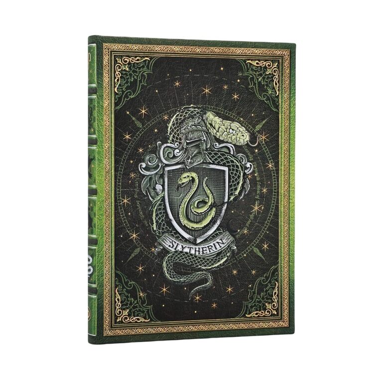 PAPERBLANKS FLEXIS ΣΗΜΕΙΩΜΑΤΑΡΙΟ MIDI (13x18cm) HARRY POTTER SLYTHERIN LINED (ΡΙΓΕ) PBD6513