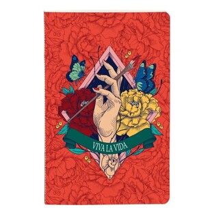 CLAIREFONTAINE ΣΗΜΕΙΩΜΑΤΑΡΙΟ ΚΑΡΦΙΤΣΑ 9x14cm ΜΕ ΓΡΑΜΜΕΣ 48φ FRIDA KAHLO ΚΟΚΚΙΝΟ 1031714
