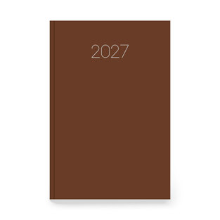 2027 ΗΜΕΡΟΛΟΓΙΟ ΗΜΕΡΗΣΙΟ 10x14cm SIMPLE ΚΑΦΕ 355826 (ΤΡΙΠΕΡΙΝΑ)