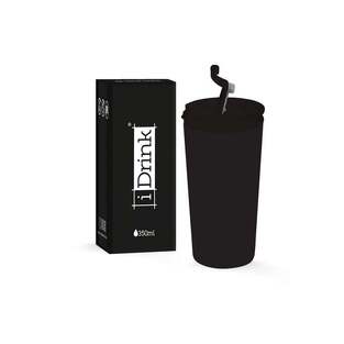 I TOTAL I DRINK ΚΟΥΠΑ ΘΕΡΜΟΣ ΑΠΟ ΑΝΟΞΕΙΔΩΤΟ ΑΤΣΑΛΙ 350ml ID0206 ΜΑΥΡΗ