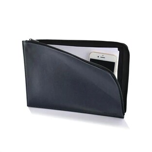 OFFICE BOX ΘΗΚΗ ΓΙΑ ΕΓΓΡΑΦΑ ΜΕ ΦΕΡΜΟΥΑΡ A5 (14,8x21cm) ΑΠΟ ΔΕΡΜΑΤΙΝΗ ΜΠΛΕ ΣΚΟΥΡΟ 75424