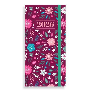 2026 ΗΜΕΡΟΛΟΓΙΟ ΕΒΔΟΜΑΔΙΑΙΟ ΑΤΖΕΝΤΑ 8x16cm RIVER ΜΕ ΛΑΣΤΙΧΟ ΜΠΟΡΝΤΩ 587117 (TESORO)