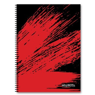 WHYNOTE ΤΕΤΡΑΔΙΟ ΣΠΙΡΑΛ Α4 (21x29,7cm) 4 ΘΕΜΑΤΩΝ 120φ ABSTRACT ΚΟΚΚΙΝΟ 810038