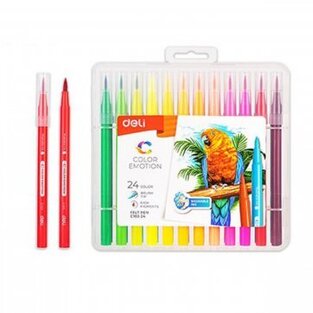 DELI ΣΕΤ 24 ΜΑΡΚΑΔΟΡΟΙ ΜΕ ΜΥΤΗ ΠΙΝΕΛΟ ΣΕ ΠΛΑΣΤΙΚΗ ΘΗΚΗ EC10324