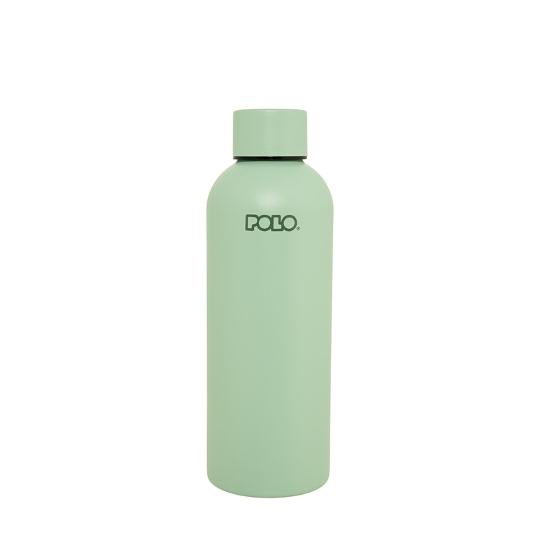 POLO ΠΑΓΟΥΡΙ ΜΠΟΥΚΑΛΙ ΘΕΡΜΟΣ STAINLESS STEEL 500ml SOLID ΠΡΑΣΙΝΟ 949034 6800
