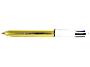 BIC ΣΤΥΛΟ ΜΕ ΤΕΣΣΕΡΑ (4) ΧΡΩΜΑΤΑ 4 COLOURS SHINE GOLD 1.0mm 964774