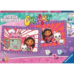 RAVENSBURGER ΠΑΙΧΝΙΔΙ ΚΑΤΑΣΚΕΥΗΣ CREART JUNIOR GABBYS DOLLHOUSE 23715