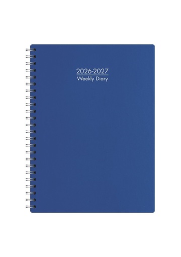 2026 2027 ΗΜΕΡΟΛΟΓΙΟ ΕΒΔΟΜΑΔΙΑΙΟ ΣΠΙΡΑΛ ΔΥΟ ΕΤΩΝ 17x24cm TEMPUS ΜΠΛΕ 63023 (ΛΙΝΑΡΔΑΤΟΣ)