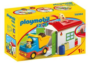 PLAYMOBIL 1 2 3 ΠΑΙΧΝΙΔΙ ΦΟΡΤΗΓΟ ΜΕ ΓΚΑΡΑΖ 70184