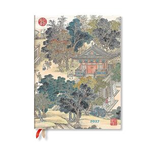 2027 ΗΜΕΡΟΛΟΓΙΟ ΗΜΕΡΗΣΙΟ PAPERBLANKS ULTRA 18x23cm GOLDEN AGE OF PROSPERITY (ΣΚΛΗΡΟ ΕΞΩΦΥΛΛΟ) DE19627