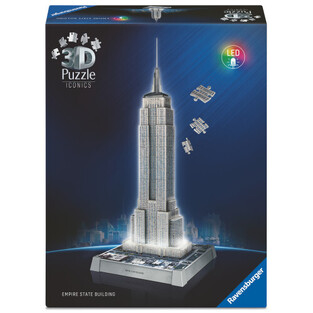 RAVENSBURGER ICONICS 3D ΠΑΖΛ 241τεμ EMPIRE STATE ΝΥΧΤΕΡΙΝΗ ΕΚΔΟΣΗ (ΠΕΡIΕΧΕΙ ΛΑΜΠΑ LED)12008026