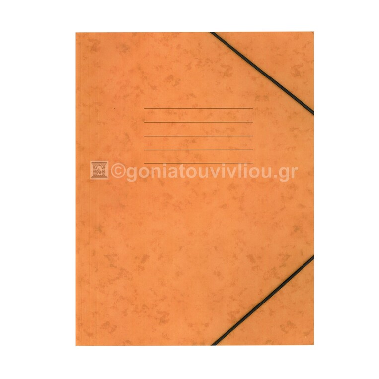 UNIPAP ΝΤΟΣΙΕ ΠΡΕΣΠΑΝ ΜΕ ΛΑΣΤΙΧΟ 25x35cm ΠΟΡΤΟΚΑΛΙ 54901