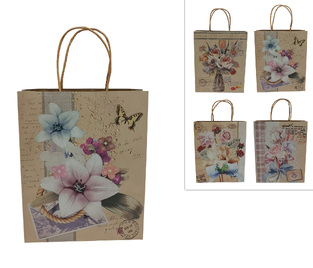 ΤΣΑΝΤΑ ΣΑΚΟΥΛΑ ΔΩΡΟΥ 32x44x11cm FLOWERS DEDEV230164