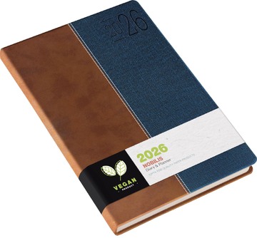 2026 ΗΜΕΡΟΛΟΓΙΟ ΗΜΕΡΗΣΙΟ 13x21cm NOBILIS ΚΑΦΕ ΜΠΛΕ 626141388 (UNIPAP)