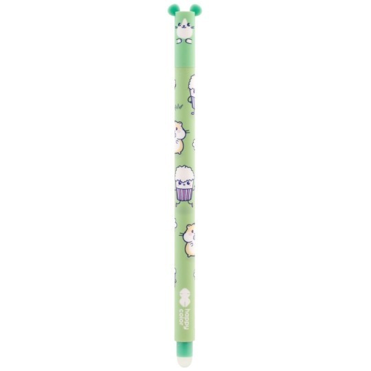 HAPPY COLOR ΣΤΥΛΟ ΠΟΥ ΣΒΗΝΕΙ GEL 0.5mm CAPIBARA ΠΡΑΣΙΝΟ (ΜΠΛΕ ΓΡΑΦΗ) 018662