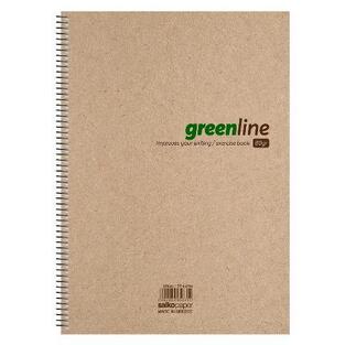 SALKO ΤΕΤΡΑΔΙΟ ΣΠΙΡΑΛ A4 (21x29,7cm) 3 ΘΕΜΑΤΩΝ 90φ GREENLINE ΚΡΑΦΤ 5338