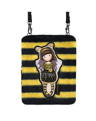 (ΠΡΟΣΦΟΡΑ -50%) SANTORO GORJUSS ΓΟΥΝΙΝΗ ΤΣΑΝΤΑ ΩΜΟΥ BEE LOVED 980GJ01